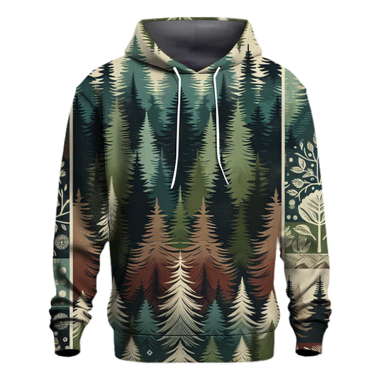 Rustic Woodland Retreat Hoodie