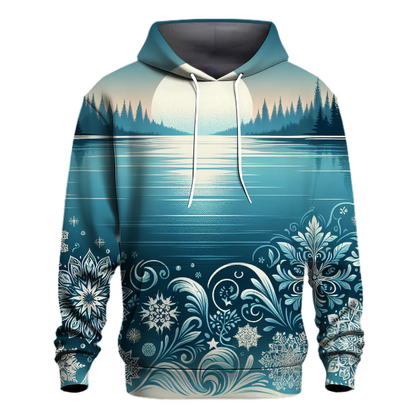 Frozen Lake Serenity Hoodie