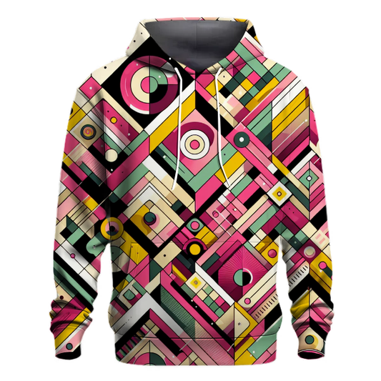 Vibrant Geometric Flora Hoodie