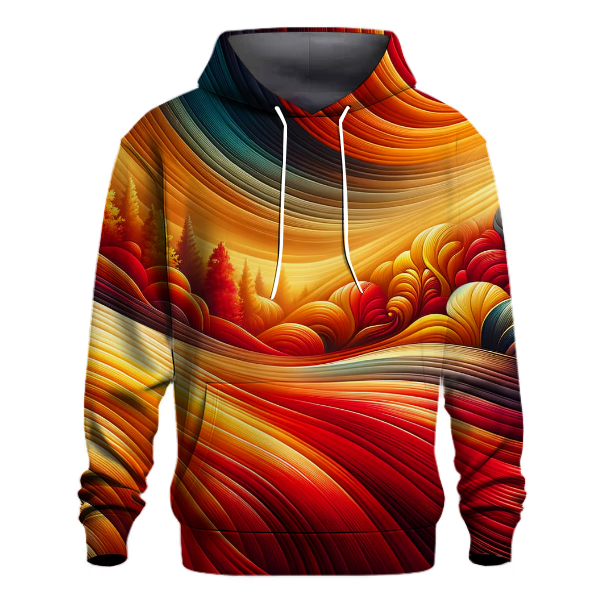 Bold Autumn Gradient Hoodie