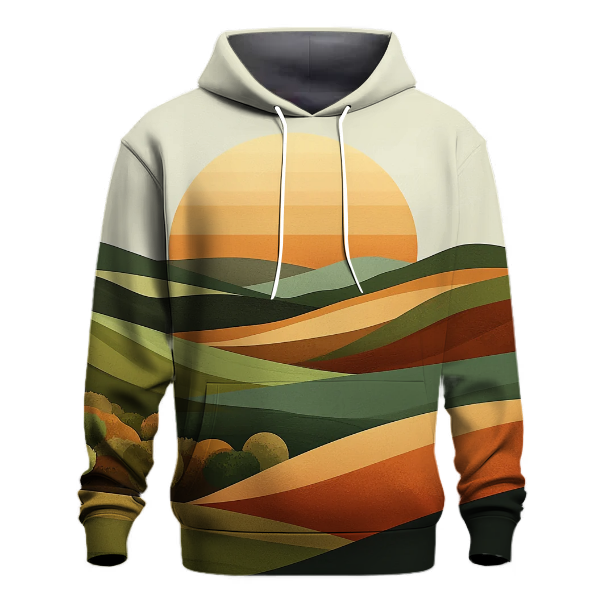 Peaceful Valley Landscapes Hoodie