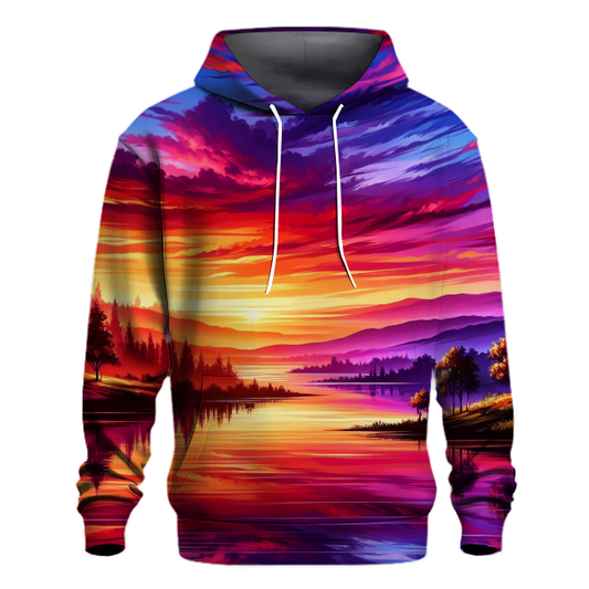 Vibrant Sunset Horizons Hoodie