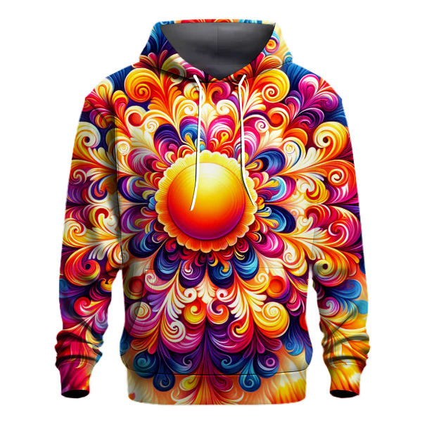 Summer Sunset Splash Hoodie