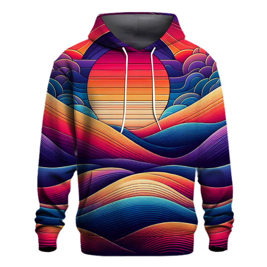 Vibrant Sunset Celebration Hoodie