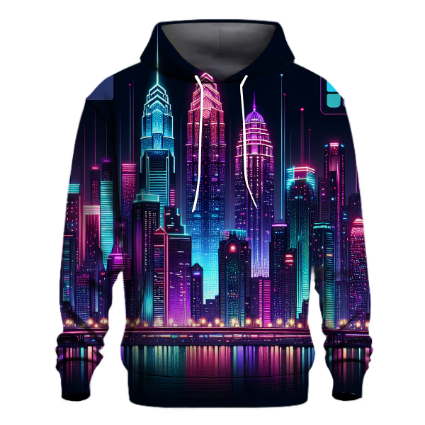 Electric City Skyline Hoodie