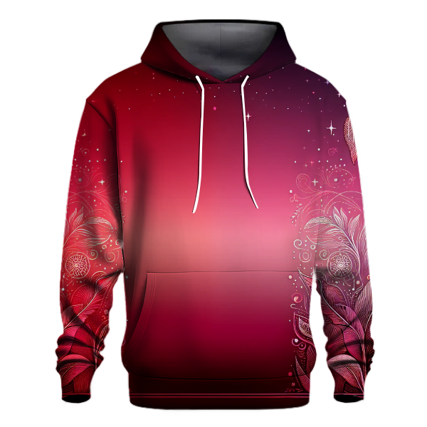 Crimson Dreamscape Hoodie Hoodie Designs