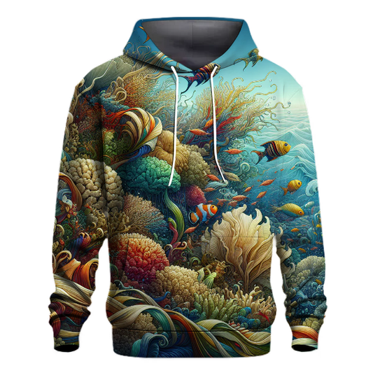 Underwater Coral Symphony Hoodie