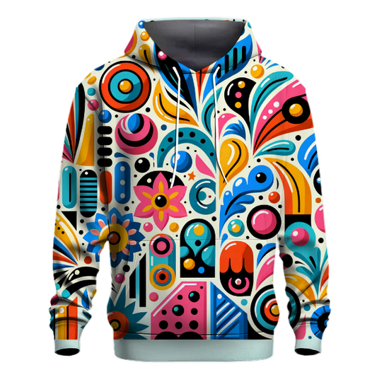 Funky Patterns and Colors Hoodie