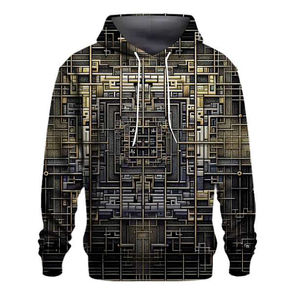 Gridline Glamour Hoodie