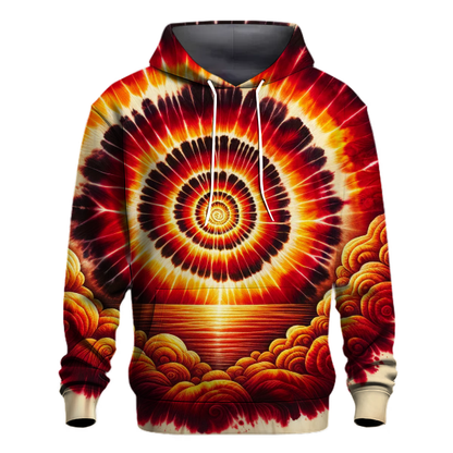 Crimson Sunset Blaze Hoodie