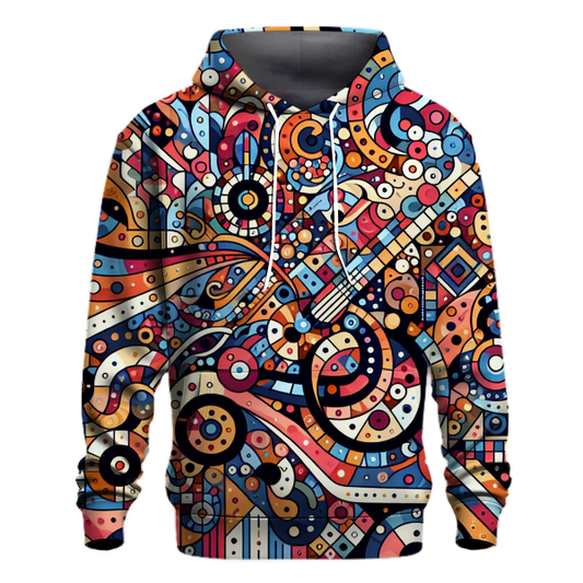 Vibrant Festival Mosaic Hoodie