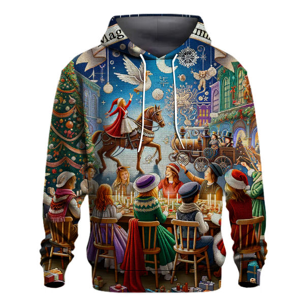 Classic Christmas Storybook Party Hoodie