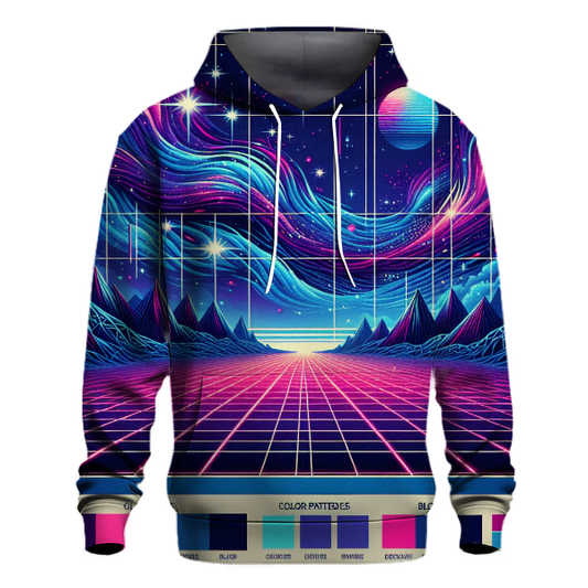 Retro Wave Fantasy Hoodie Graphic Hoodies