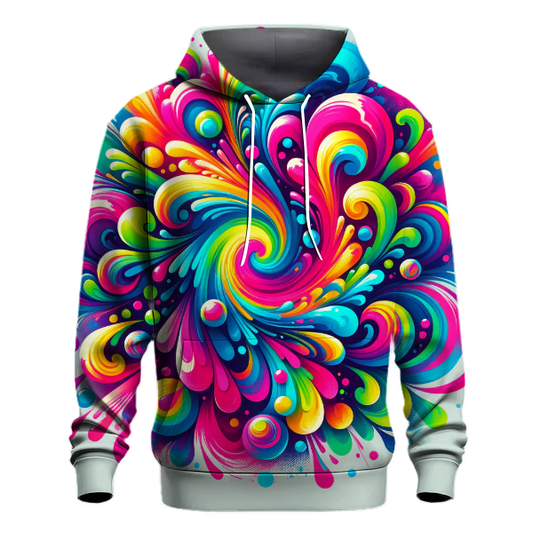 Funky Color Splash Hoodie