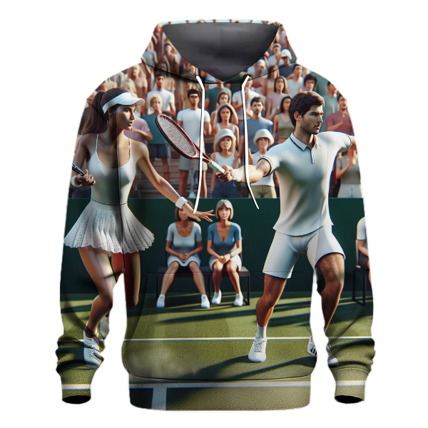 Tennis Game Day Focus Hoodie