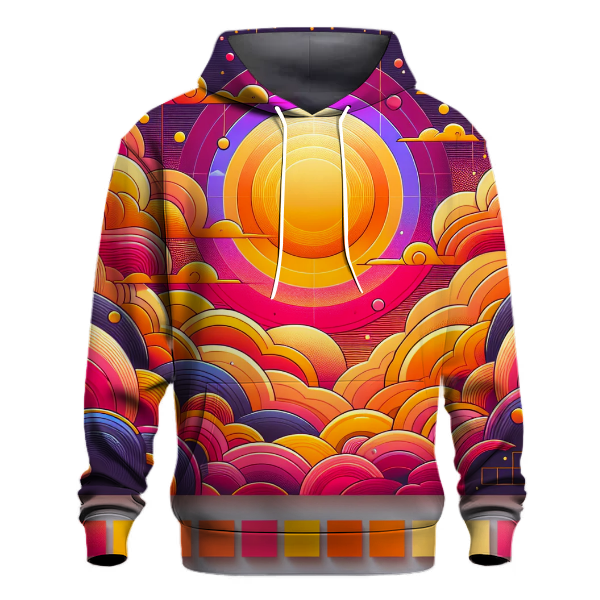 Vibrant Summer Sunset Hoodie