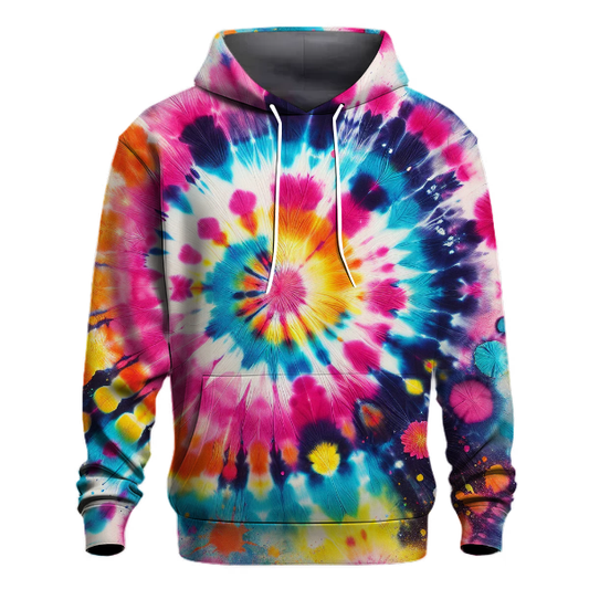 Festival Flares Tie-dye Design Hoodie