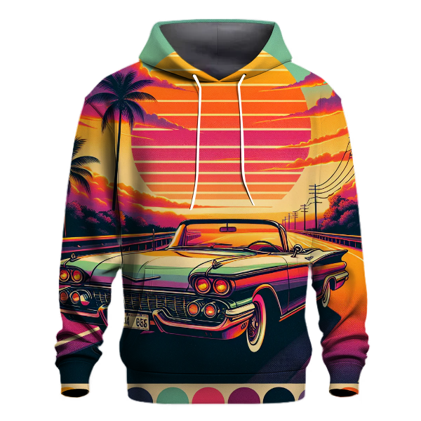 Synthwave Retro Road Trip Hoodie