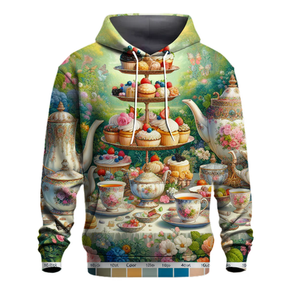 Whimsical Tea Party Delight Hoodie