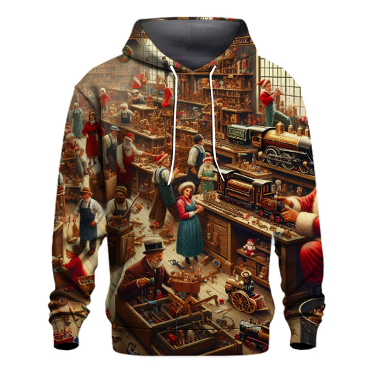 Vintage Santa's Workshop Hoodie