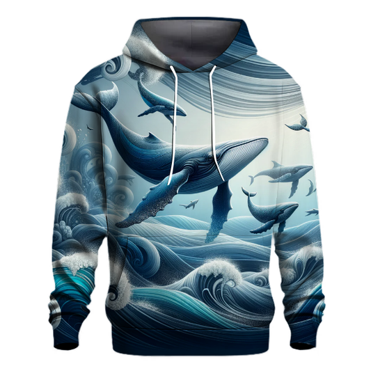 Whale's Ocean Symphony Hoodie