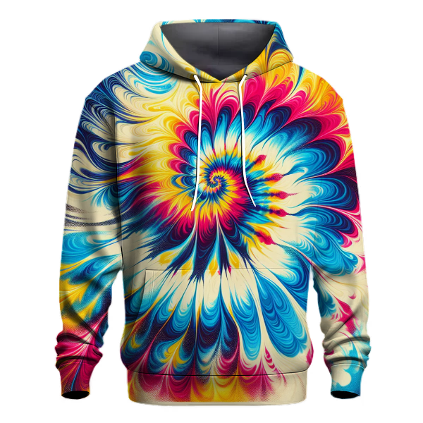 Retro Tie Dye Paradise Hoodie