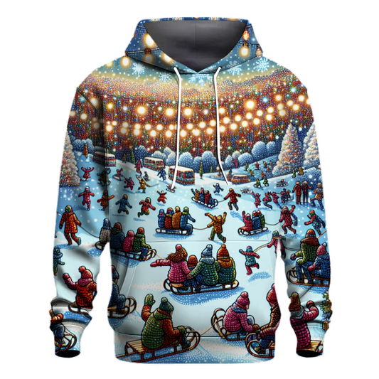 Sledding Through Christmas Joy Hoodie