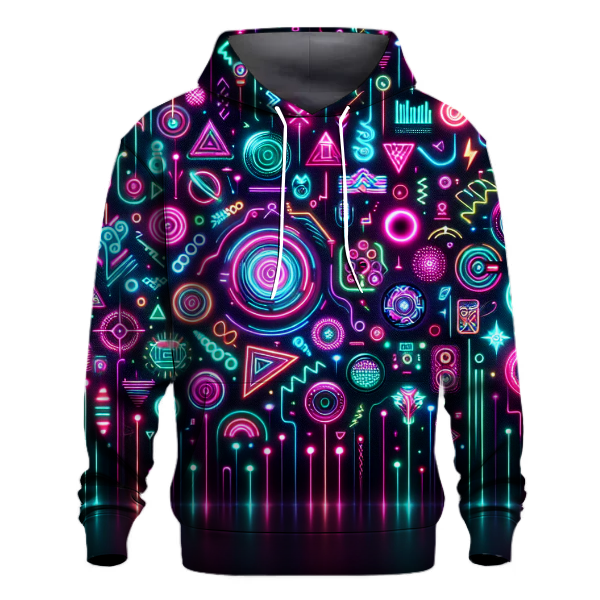 Neon Harmony Pulse Hoodie