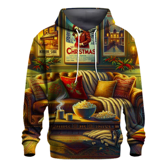 Retro Christmas Movie Marathon Hoodie