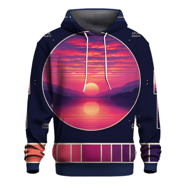 Vibrant Sunset Breeze Hoodie