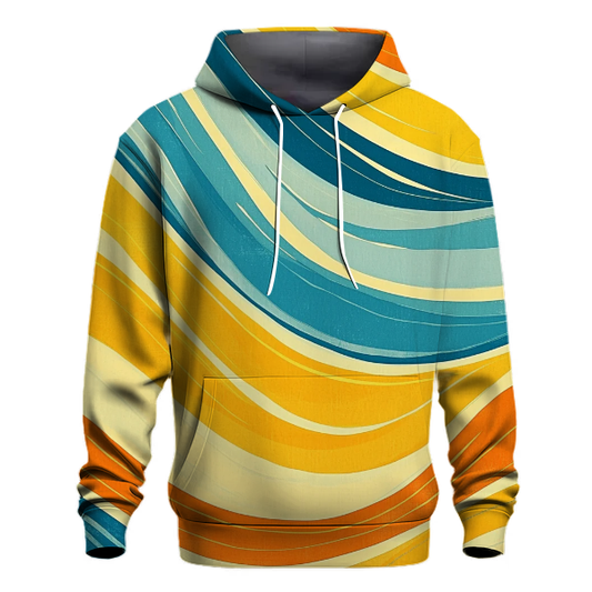 Sunny Retro Waves Hoodie