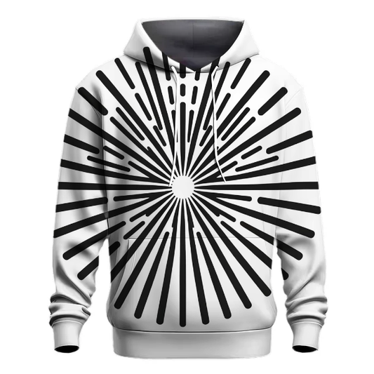 Modern Minimalist Lines Hoodie