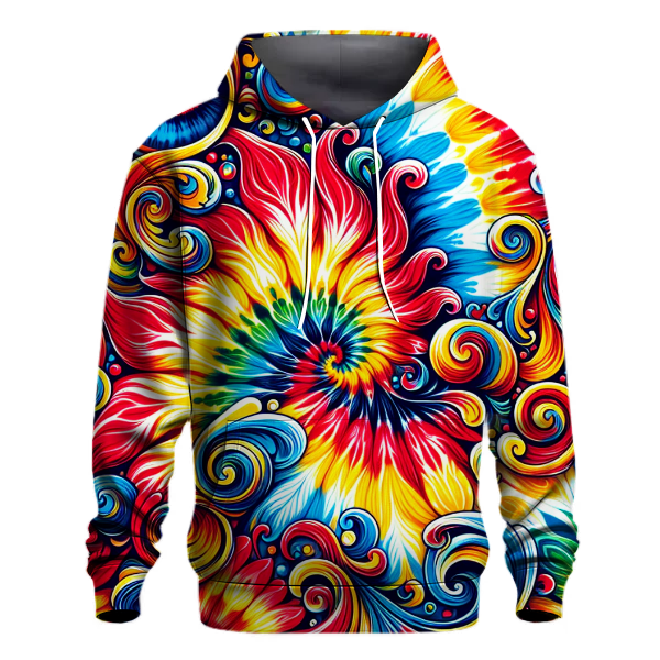 Retro Tie-dye Blast Hoodie