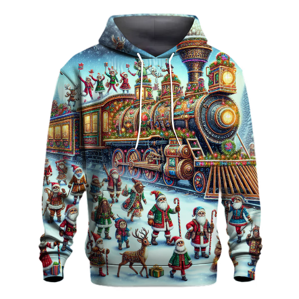 Whimsical Holiday Express Hoodie