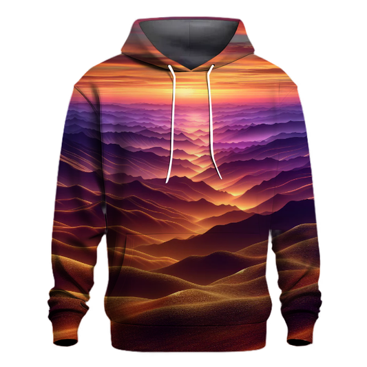 Vintage Sunset Horizon Hoodie Heavyweight Hoodies