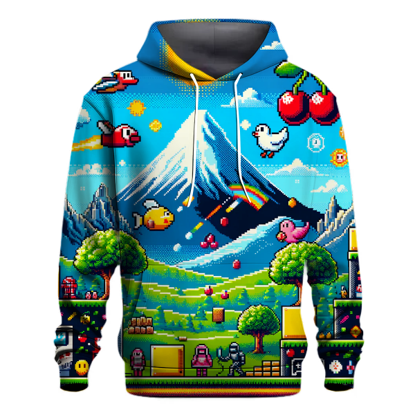 Retro Video Game Paradise Hoodie