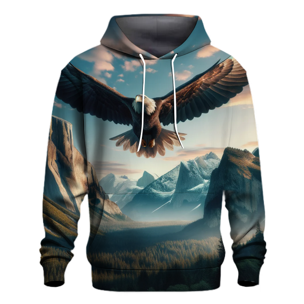 Majestic Eagle Flight Hoodie