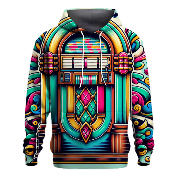 Retro Jukebox Vibes Hoodie