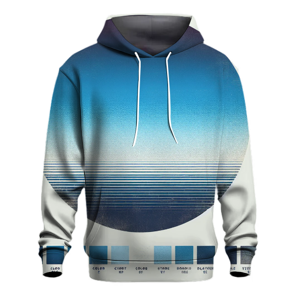 Vintage Denim Wash Gradient Hoodie