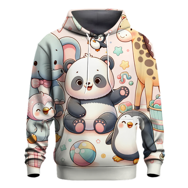 Cute Animal Friends Hoodie