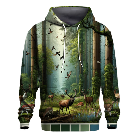 Forest Symphony Hoodie Printed Hoodies