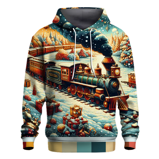 Vintage Toy Train Adventure Hoodie