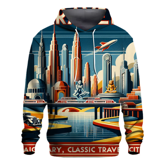 Vintage Travel Poster Hoodie