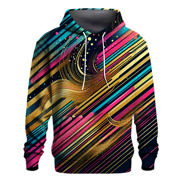 Disco Groove Stripes Hoodie