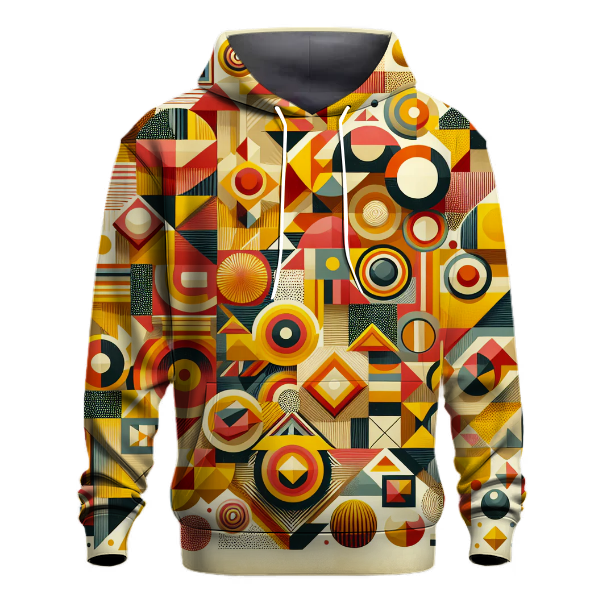 Sunshine Geometric Patterns Hoodie Lightweight Hoodies