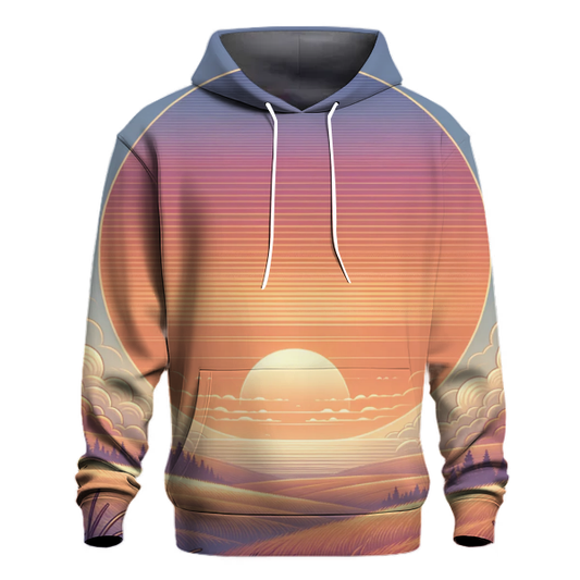 Nostalgic Sunset Gradient Hoodie