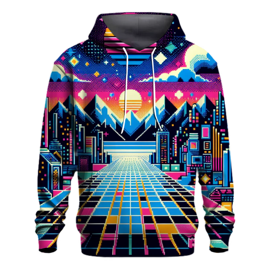 Pixel Party Pop Hoodie Premium Hoodies