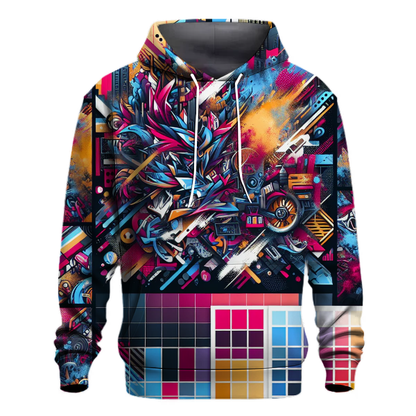 Urban Graffiti Groove Hoodie