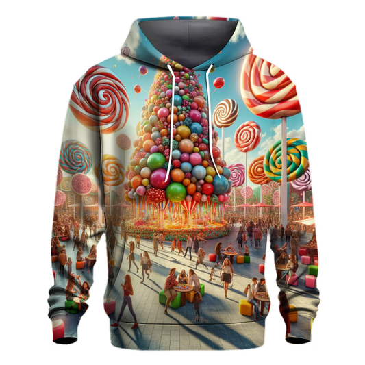 Colorful Candy Land Christmas Hoodie