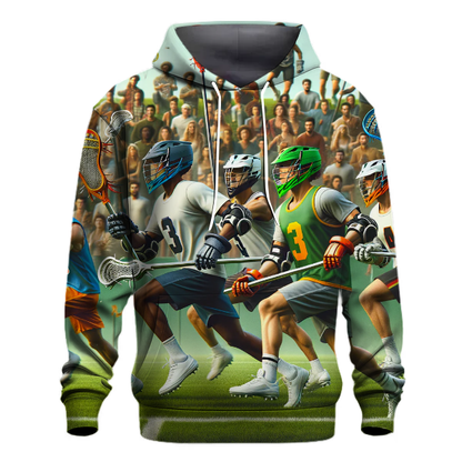 Lacrosse - Native American Hoodie